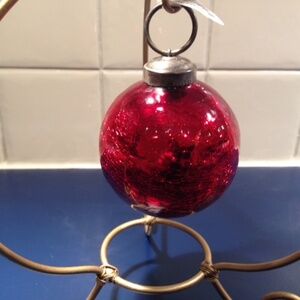 Vintage Christmas Kugels (Red)